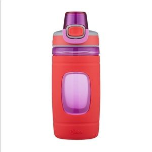 Bubba flo kids water bottle 16 oz coral/purple